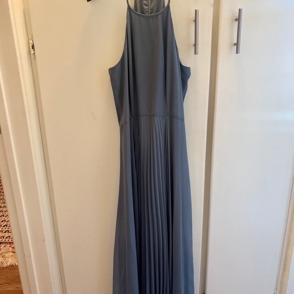 Vintage blue/grey maxi dress BCBG
